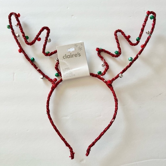 Claire's Accessories - Claire's Red Reindeer Antler Hair Accessories Headband